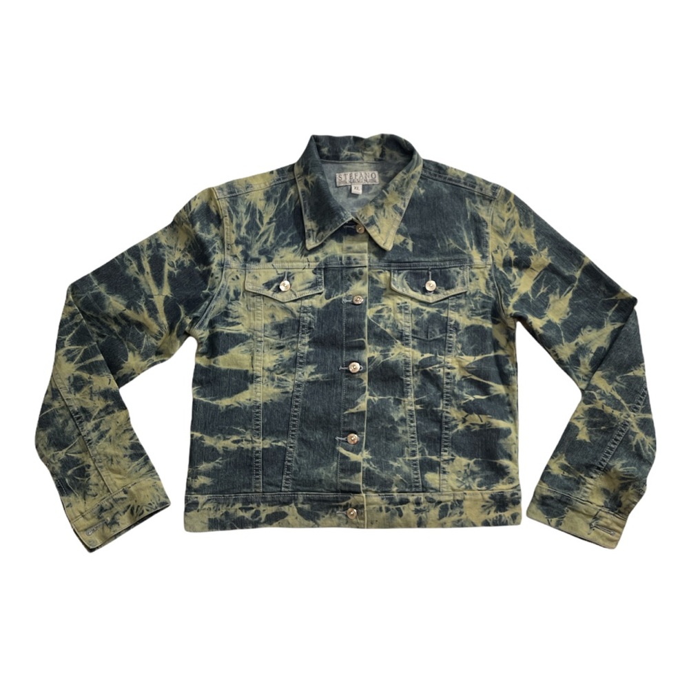 Stefano Kevin Woman’s Jean Denim Jacket Acid wash